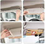 Car Visor Organizer with Zipper with Mesh Pockets