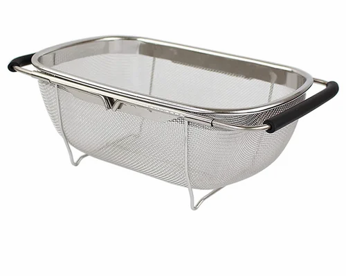 Extendable stainless steel strainer Pack of 1