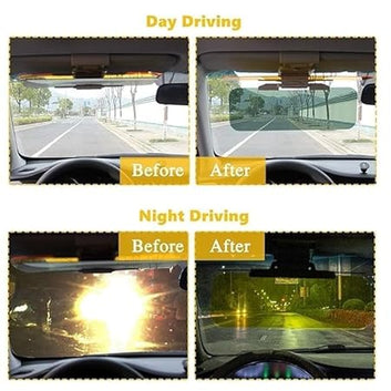 Radiant Car Sun Visor, 2 in 1 Universal Day and Night