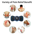 Butterfly Massager Machine for Pain Relief, Rechargeable Full Body TENS Massager with 8 Modes 19 Levels Wireless Vibration Machine - CL-VI-5300