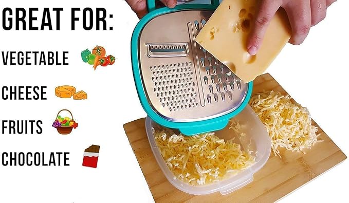 3 in 1 Hand Operated Vegetable Cutter Slicer Peeler Cheese Shredder (RANDOM COLOR)