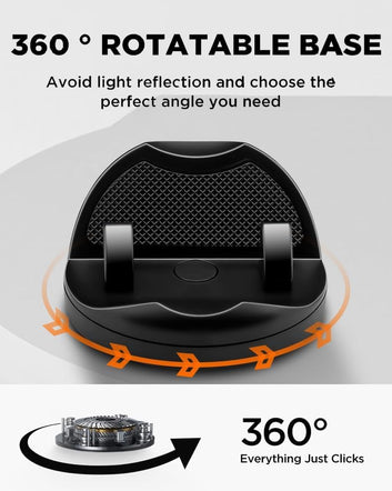 Universal 360 Degree Car Mobile Holder for Dashboard Non-Slip Silicone Phone Stand for car
