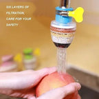 3 Layer Water Filter Faucet Tap And Purifier Splash Proof Pack Of 2
