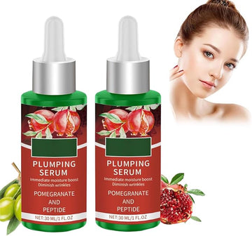 Pomegranate Serum, Organic Firming Serum, Natural Cosmetics Anti-Ageing Face Care PACK OF 2