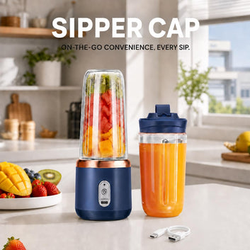 Portable Juicer Blender Makes Smoothies and Fresh Juices Easy with a Mini Mixer