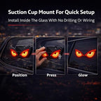 Solar Demon Eye LED Car Window Light