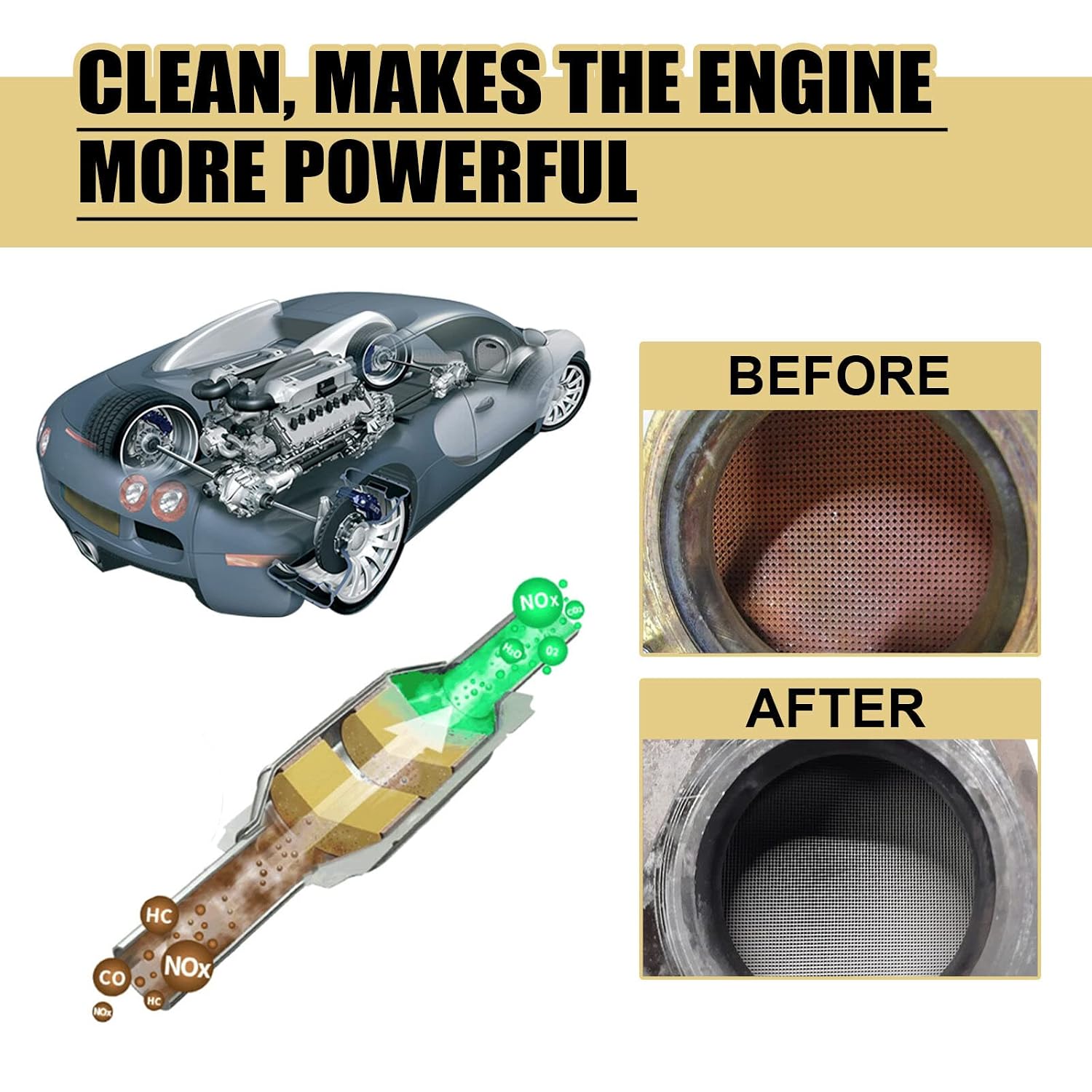 Catalytic Converter Cleaner 100ml  Each Pack of 2