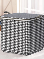 New 100 ltr Foldable Cloth Storage Bag With Zipper & Reinforced Handle pack of 1