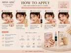 MISS ADS COMBO (FOUNDATION, HIGHLIGHTER, COMPACT)
