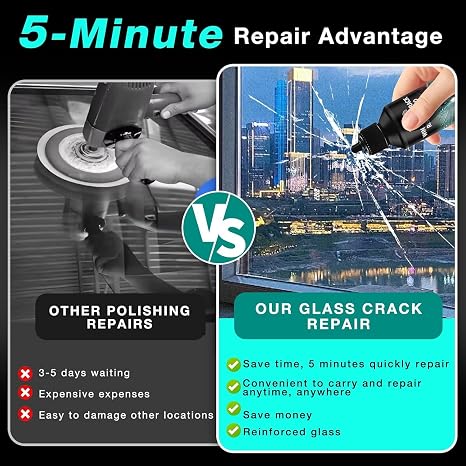 Windshield Glass Repair Resin 120ML Each Pack Of 2