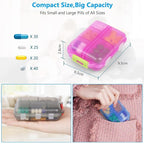 Pill Organizer with 10 Compartments pack of 1