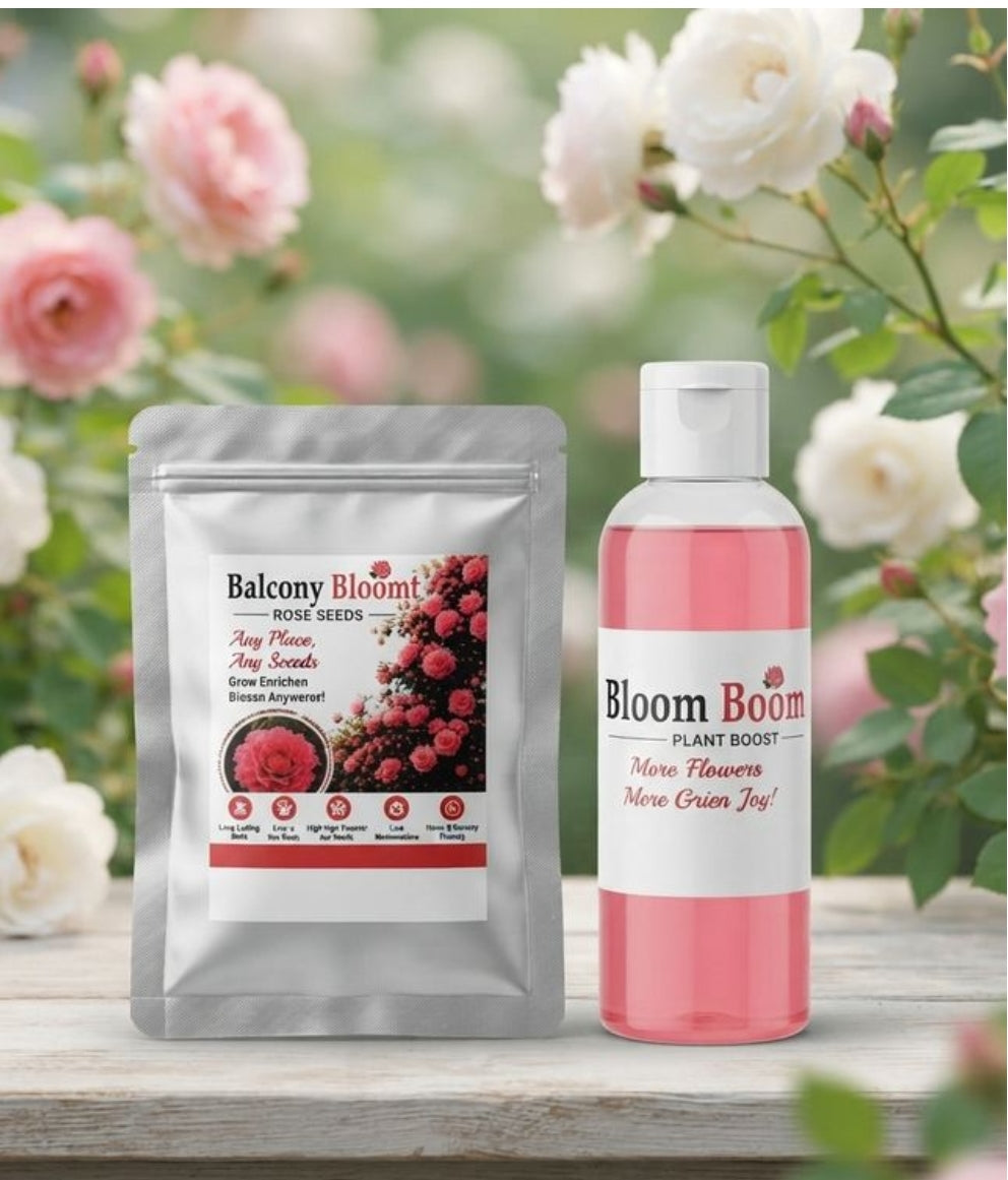 🌹 Balcony Bloom Rose Seeds™ – Grow Beautiful Roses at Home
