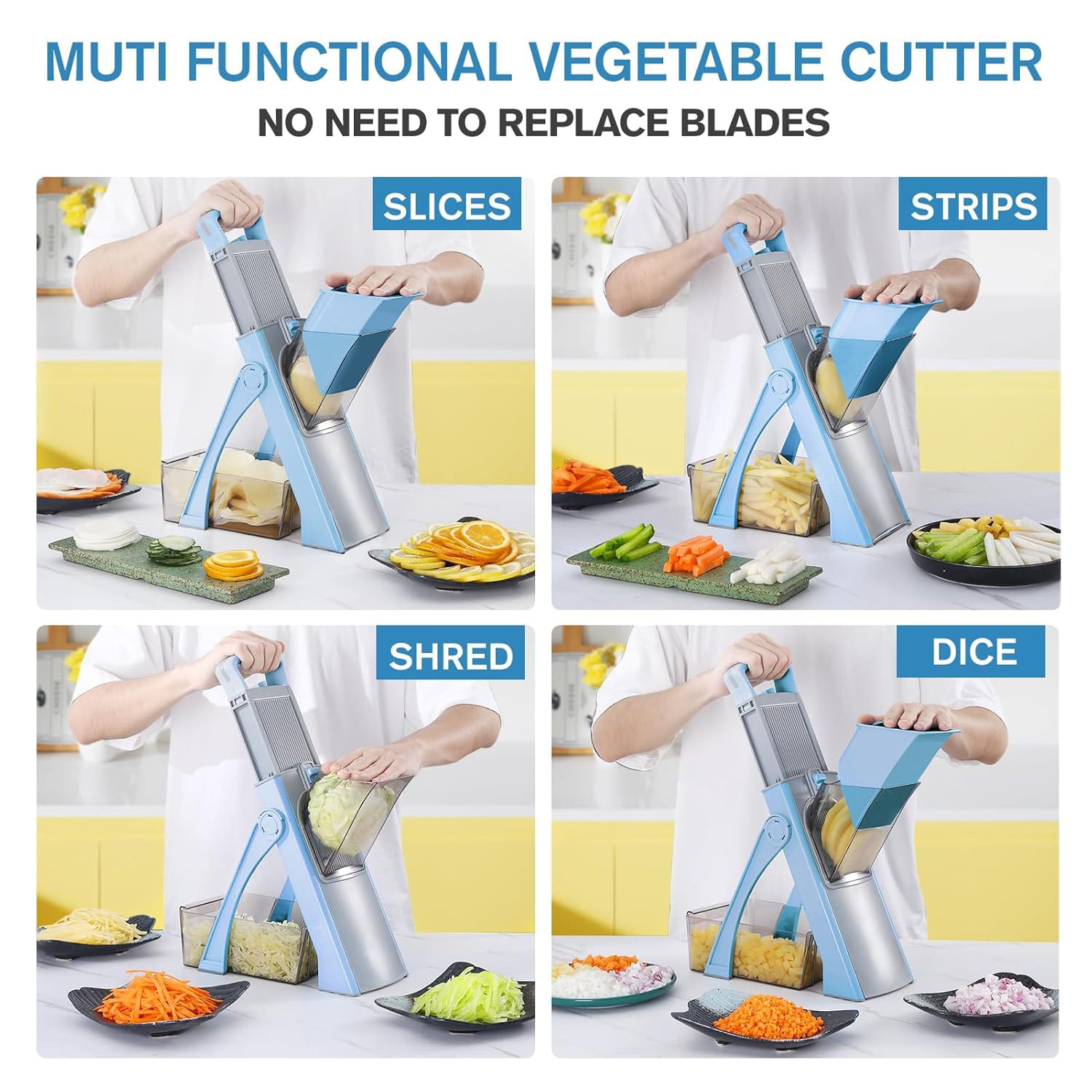 NEW Vegetable Chopper Slicer for Kitchen(random color)
