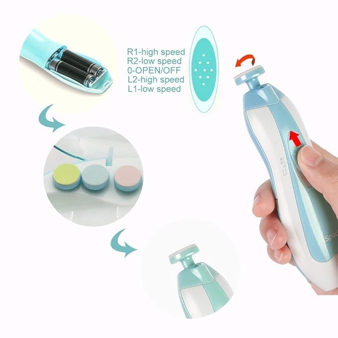 New Baby Nail File Electric (blue)