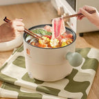 Electric Mini Cooking Pot, 1.5L, Non-Stick Interior, Multi-Function Hotpot