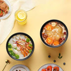 Electric Mini Cooking Pot, 1.5L, Non-Stick Interior, Multi-Function Hotpot