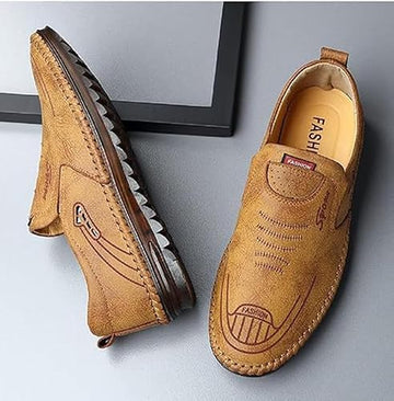 Leather Slip On Moccasins Penny Loafers