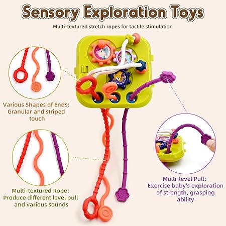 Montessori 7 in 1 Baby Sensory Toy for Kids